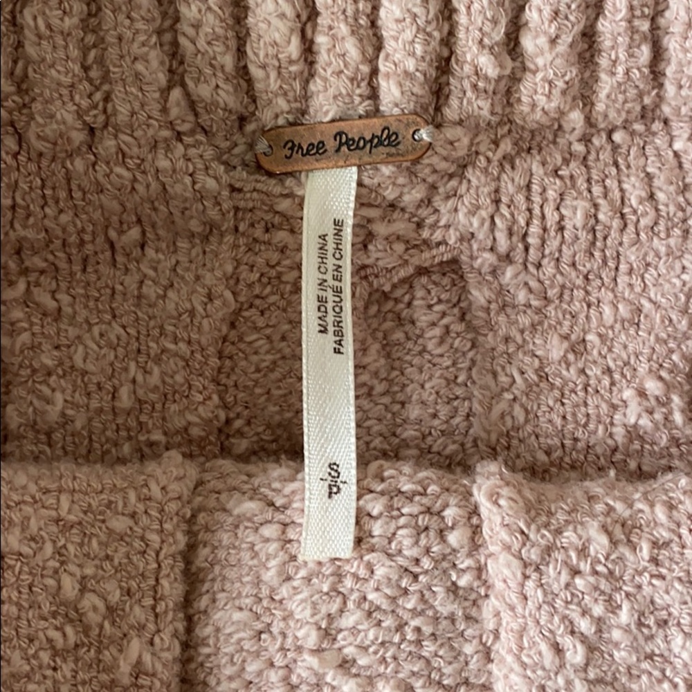 Free People Pink Off The Shoulder Sweater View 4